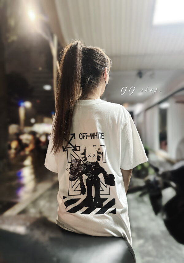 潮流印花寬鬆短袖上衣 T恤