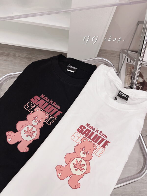 粉色熊熊🐻寬鬆短袖上衣 T恤