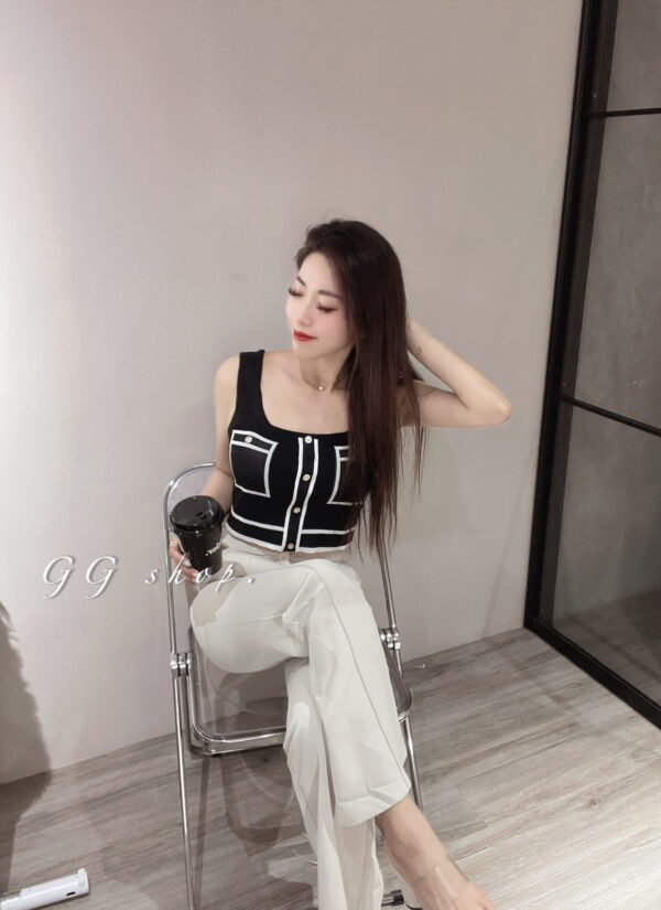 IMG_5873 質感配色方領短版無袖背心