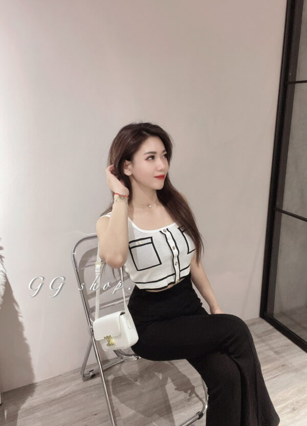 IMG_5874 質感配色方領短版無袖背心