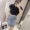 開岔腰帶高腰牛仔裙