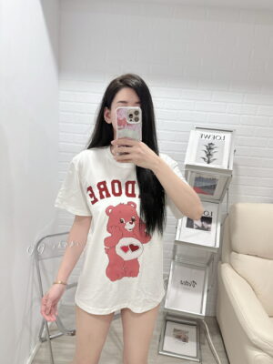 彩虹熊寬鬆短袖上衣 T恤