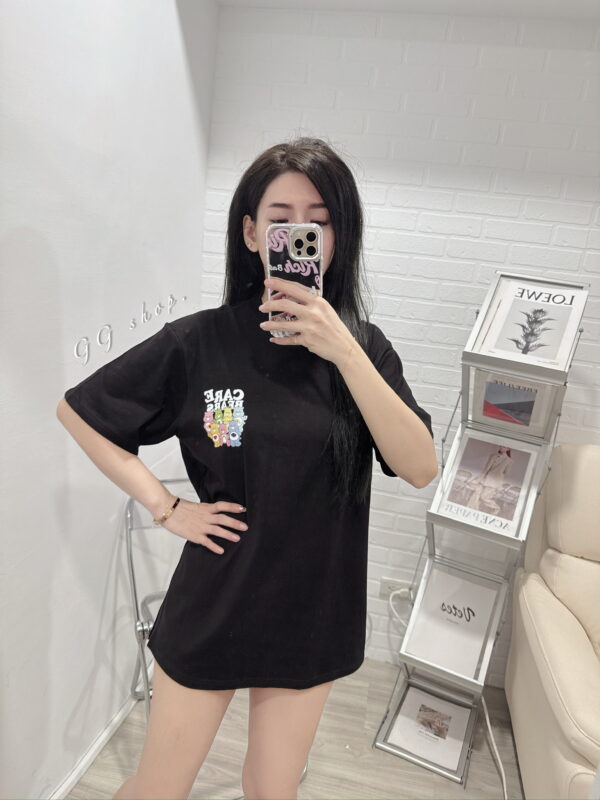 彩虹熊寬鬆短袖上衣 T恤