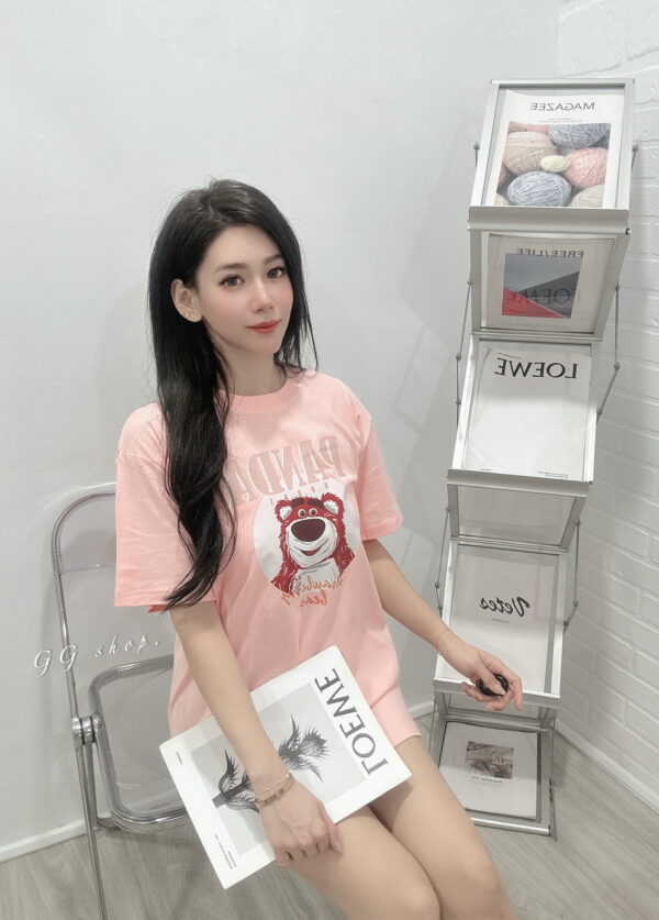 草莓熊寬鬆短袖上衣 T恤