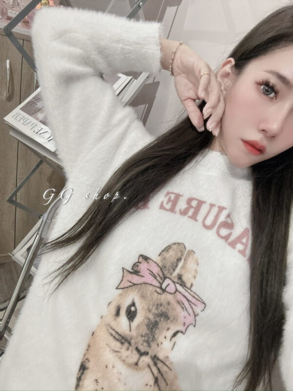 IMG_2535 兔子🐰水貂毛長袖針織毛衣